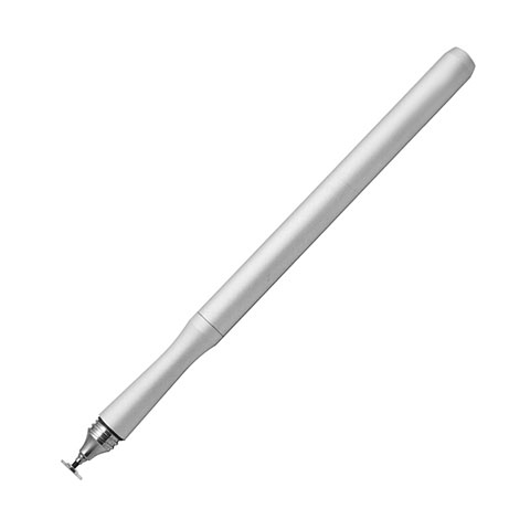 Penna Pennino Pen Touch Screen Capacitivo Alta Precisione Universale P13 Argento