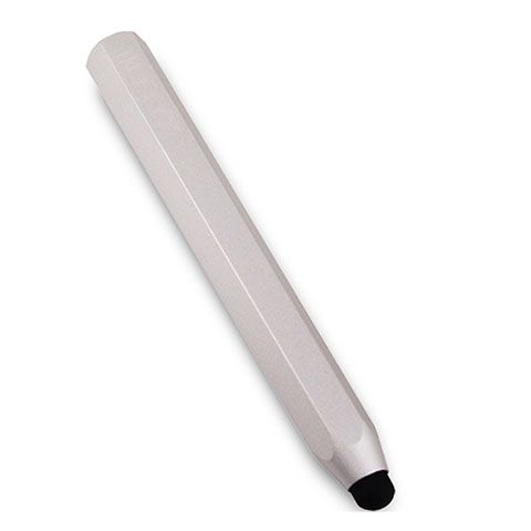 Penna Pennino Pen Touch Screen Capacitivo Universale P07 Argento