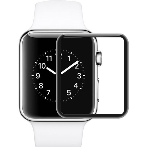 Proteggi Schermo Film Pellicola in Vetro Temperato Protettiva per Apple iWatch 2 42mm Chiaro