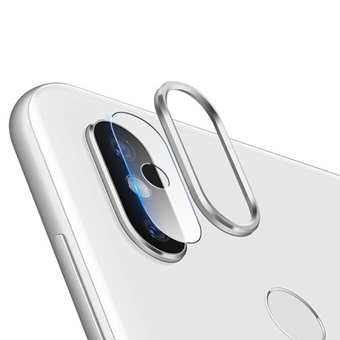 Protettiva della Fotocamera Vetro Temperato per Xiaomi Mi 8 Argento