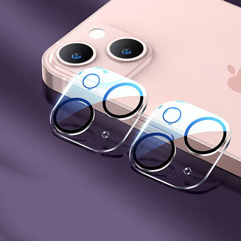 Protettiva della Fotocamera Vetro Temperato Proteggi Schermo C02 per Apple iPhone 15 Chiaro
