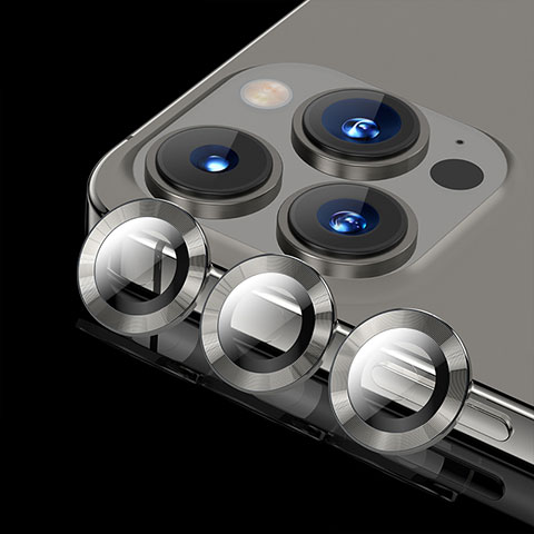 Protettiva della Fotocamera Vetro Temperato Proteggi Schermo C08 per Apple iPhone 13 Pro Max Nero