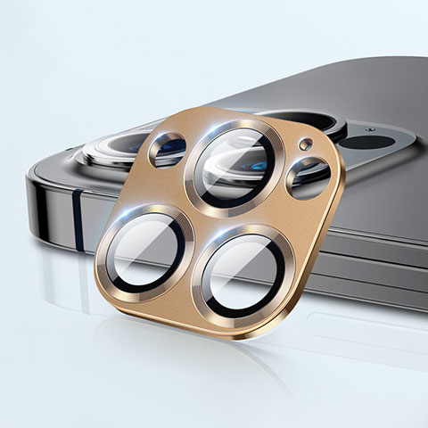 Protettiva della Fotocamera Vetro Temperato Proteggi Schermo C09 per Apple iPhone 14 Pro Oro