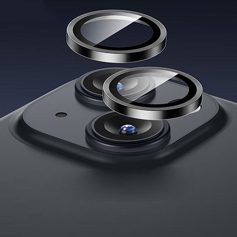Protettiva della Fotocamera Vetro Temperato Proteggi Schermo M01 per Apple iPhone 14 Nero