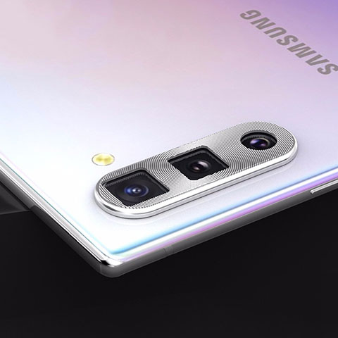 Protettiva della Fotocamera Vetro Temperato Proteggi Schermo per Samsung Galaxy Note 10 5G Argento