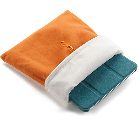 Sacchetto in Velluto Custodia Tasca Marsupio per Xiaomi Mi Pad 3 Arancione