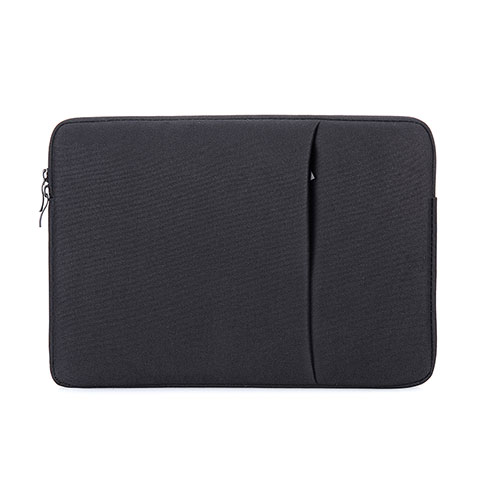 Sacchetto in Velluto Custodia Tasca Marsupio S01 per Samsung Galaxy Book Flex 15.6 NP950QCG Nero