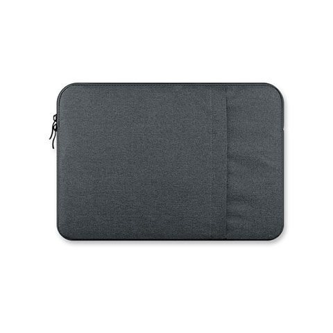 Sacchetto in Velluto Custodia Tasca Marsupio S03 per Huawei Honor MagicBook Pro (2020) 16.1 Grigio Scuro