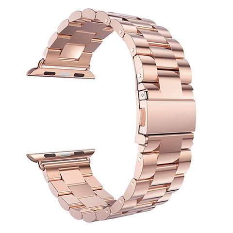 Stainless Cinturino Braccialetto Acciaio per Apple iWatch 4 40mm Oro Rosa