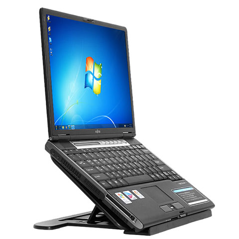 Supporto Computer Sostegnotile Notebook Universale S02 per Huawei MateBook 13 (2020) Nero