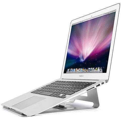 Supporto Computer Sostegnotile Notebook Universale S05 per Apple MacBook Air 13 pollici (2020) Argento