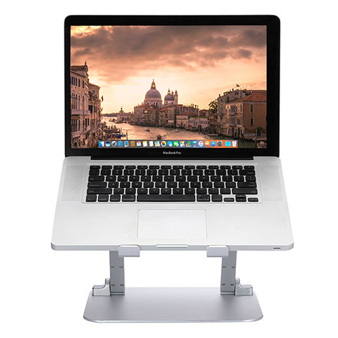 Supporto Computer Sostegnotile Notebook Universale S08 per Apple MacBook Air 11 pollici Argento