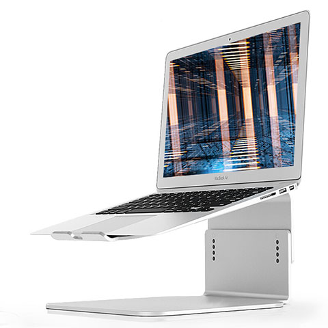 Supporto Computer Sostegnotile Notebook Universale S09 per Apple MacBook Air 13.3 pollici (2018) Argento