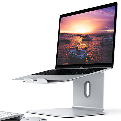 Supporto Computer Sostegnotile Notebook Universale S12 per Apple MacBook Air 13.3 pollici (2018) Argento