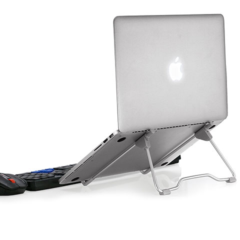 Supporto Computer Sostegnotile Notebook Universale S15 per Apple MacBook 12 pollici Argento