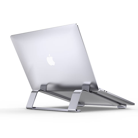 Supporto Computer Sostegnotile Notebook Universale T10 per Apple MacBook Air 13 pollici Argento