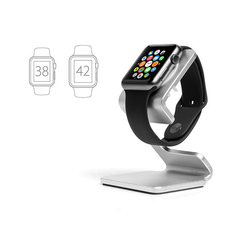 Supporto Di Ricarica Stand Docking Station C01 per Apple iWatch 2 38mm Argento