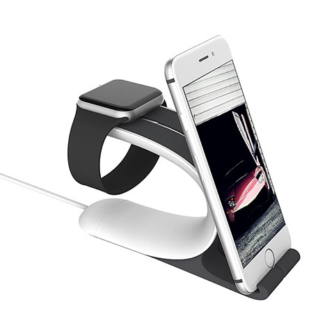 Supporto Di Ricarica Stand Docking Station C05 per Apple iWatch 5 44mm Argento