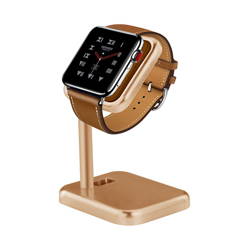 Supporto Di Ricarica Stand Docking Station per Apple iWatch 3 38mm Oro