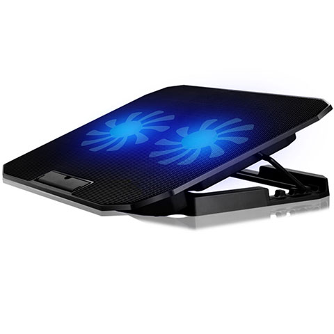 Supporto per Latpop Sostegnotile Notebook Ventola Raffreddamiento Stand USB Dissipatore Da 9 a 16 Pollici Universale M17 per Huawei Honor MagicBook 15 Nero