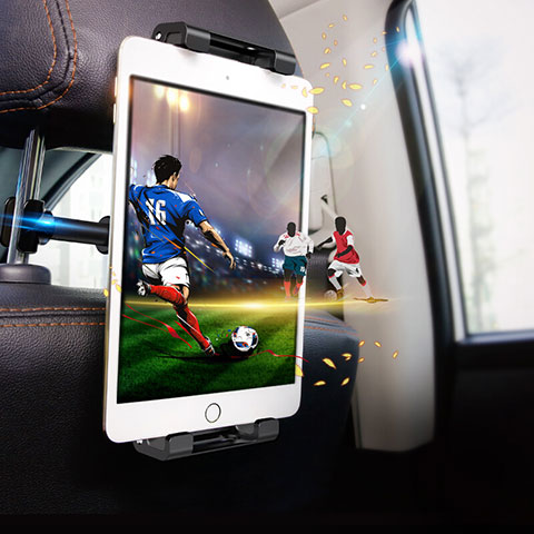 Supporto Sostegno Auto Sedile Posteriore Supporto Tablet PC Universale B01 per Samsung Galaxy Note 10.1 2014 SM-P600 Nero