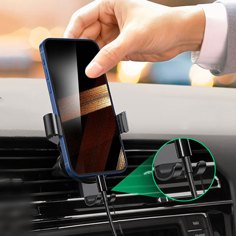 Supporto Sostegno Cellulari Con Ventosa Da Auto Universale LU1 Nero