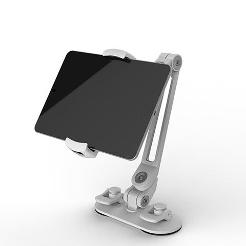 Supporto Tablet PC Flessibile Sostegno Tablet Universale H02 per Apple iPad Mini 5 (2019) Bianco