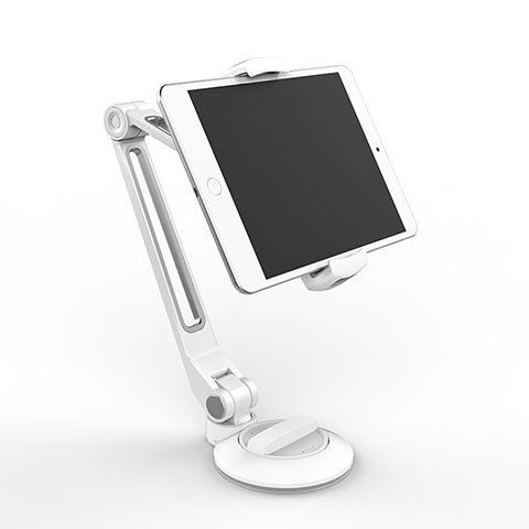 Supporto Tablet PC Flessibile Sostegno Tablet Universale H04 per Apple iPad Mini 4 Bianco