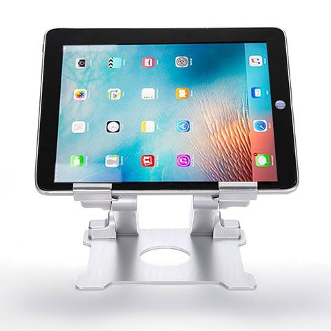 Supporto Tablet PC Flessibile Sostegno Tablet Universale H09 per Apple iPad 4 Bianco