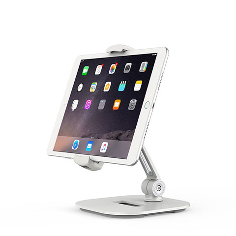 Supporto Tablet PC Flessibile Sostegno Tablet Universale K02 per Apple iPad Pro 11 (2020) Bianco