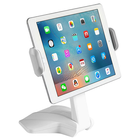 Supporto Tablet PC Flessibile Sostegno Tablet Universale K03 per Apple iPad 2 Bianco