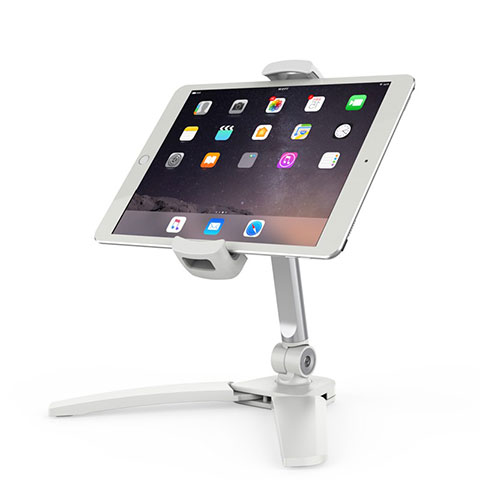 Supporto Tablet PC Flessibile Sostegno Tablet Universale K08 per Apple iPad 2 Bianco