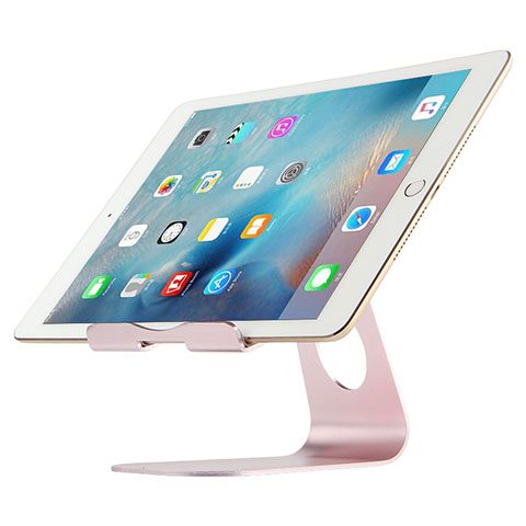 Supporto Tablet PC Flessibile Sostegno Tablet Universale K15 per Apple iPad 3 Oro Rosa