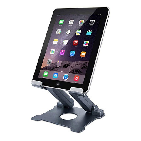 Supporto Tablet PC Flessibile Sostegno Tablet Universale K18 per Samsung Galaxy Tab 4 7.0 SM-T230 T231 T235 Grigio Scuro