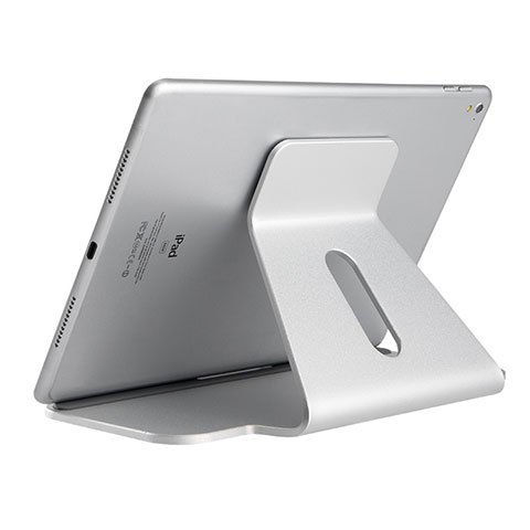 Supporto Tablet PC Flessibile Sostegno Tablet Universale K21 per Samsung Galaxy Tab S7 Plus 12.4 Wi-Fi SM-T970 Argento