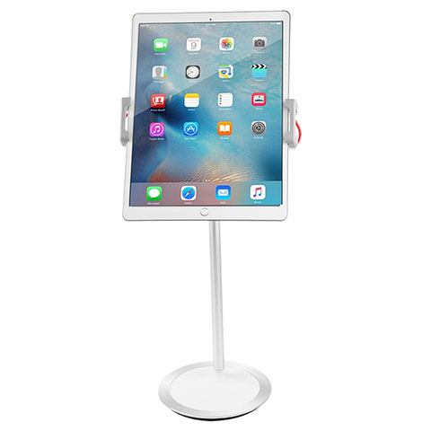 Supporto Tablet PC Flessibile Sostegno Tablet Universale K27 per Apple iPad 3 Bianco