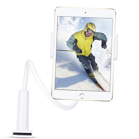 Supporto Tablet PC Flessibile Sostegno Tablet Universale T38 per Apple iPad Mini 4 Bianco