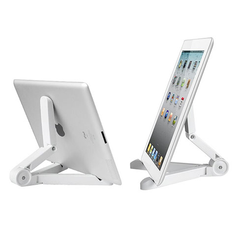 Supporto Tablet PC Sostegno Tablet Universale T23 per Apple New iPad Air 10.9 (2020) Bianco