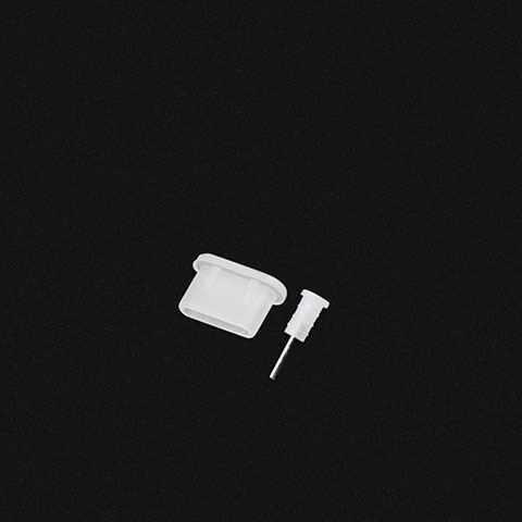 Tappi Antipolvere USB-C Jack Anti-dust Type-C Anti Polvere Universale H04 per Apple iPad Pro 11 (2022) Bianco