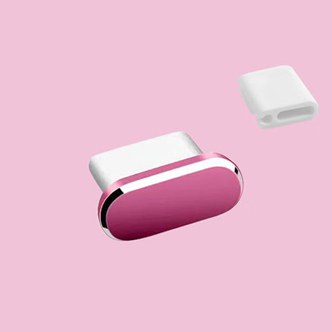 Tappi Antipolvere USB-C Jack Anti-dust Type-C Anti Polvere Universale H10 Rosa Caldo