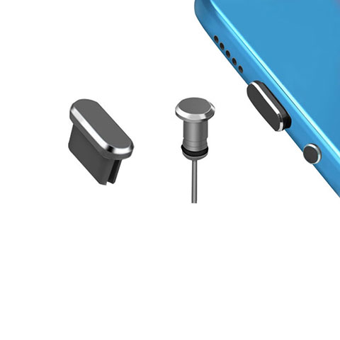 Tappi Antipolvere USB-C Jack Anti-dust Type-C Anti Polvere Universale H15 Grigio Scuro