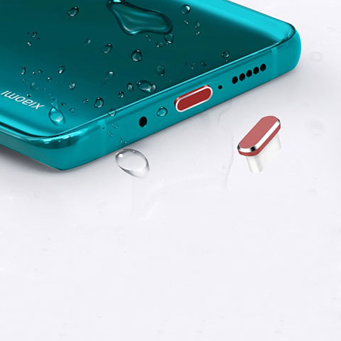 Tappi Antipolvere USB-C Jack Anti-dust Type-C Anti Polvere Universale H16 per Apple iPad Pro 11 (2021) Rosso