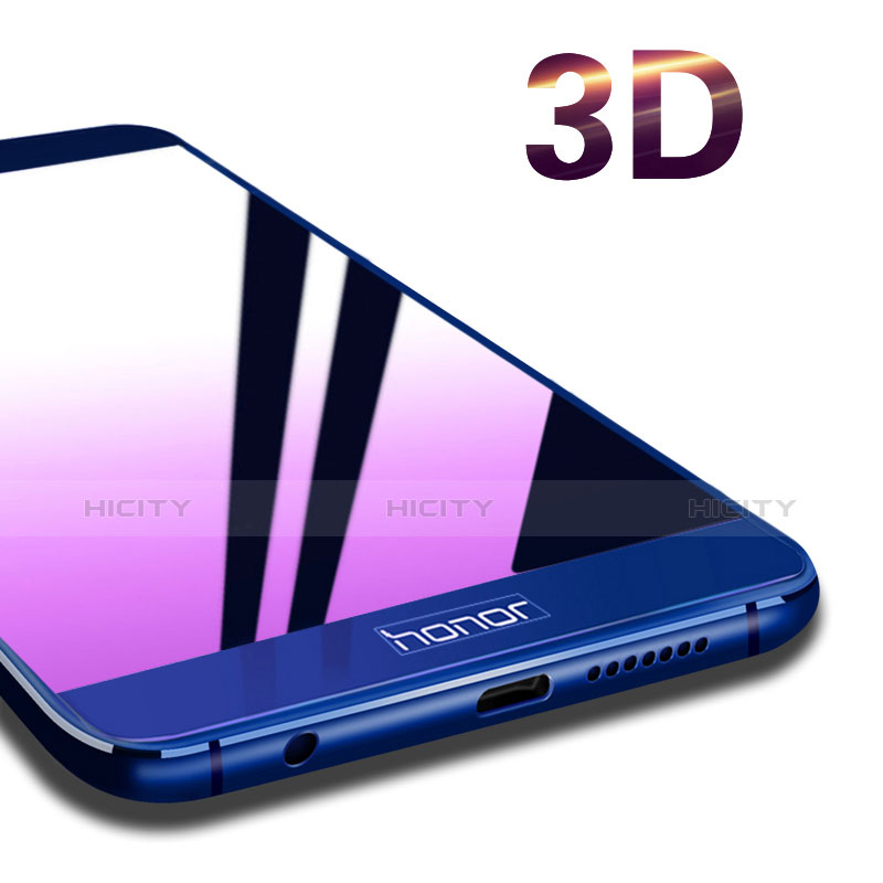 3D Pellicola in Vetro Temperato Protettiva Proteggi Schermo Film per Huawei Honor 8 Blu