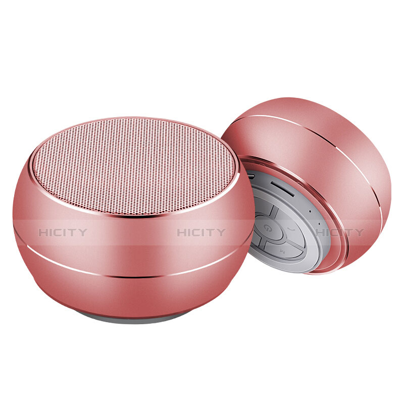 Altoparlante Casse Mini Bluetooth Sostegnoble Stereo Speaker Oro Rosa