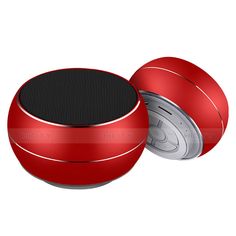Altoparlante Casse Mini Bluetooth Sostegnoble Stereo Speaker Rosso
