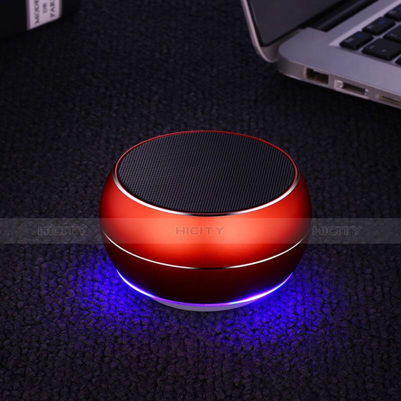 Altoparlante Casse Mini Bluetooth Sostegnoble Stereo Speaker Rosso