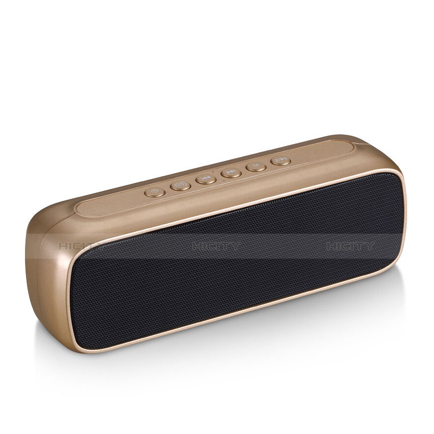 Altoparlante Casse Mini Bluetooth Sostegnoble Stereo Speaker S09 Oro
