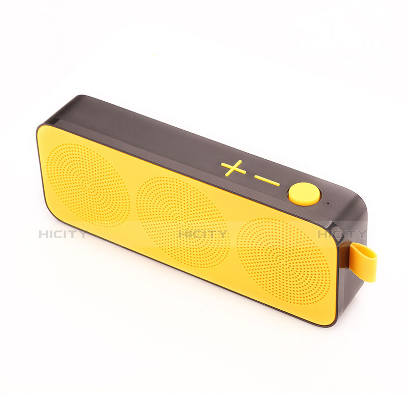 Altoparlante Casse Mini Bluetooth Sostegnoble Stereo Speaker S12 Giallo