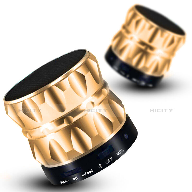 Altoparlante Casse Mini Bluetooth Sostegnoble Stereo Speaker S13 Oro