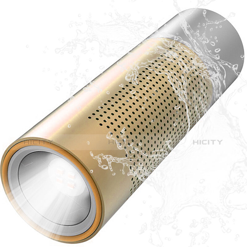 Altoparlante Casse Mini Bluetooth Sostegnoble Stereo Speaker S15 Oro